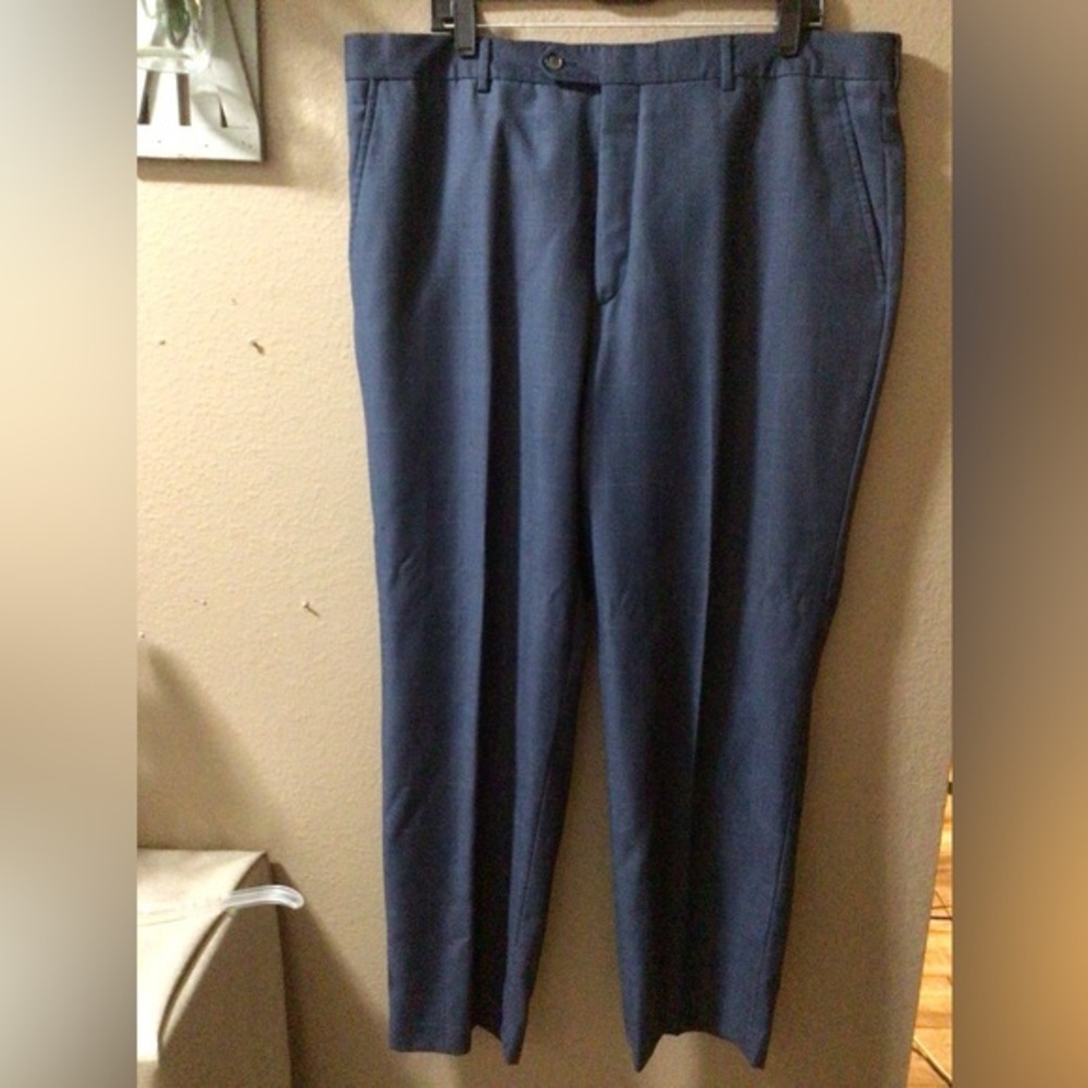 STAFFORD FORMAL BLUE PANTS